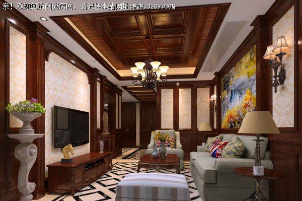 成都装修公司天祥广场美式风格装修案例