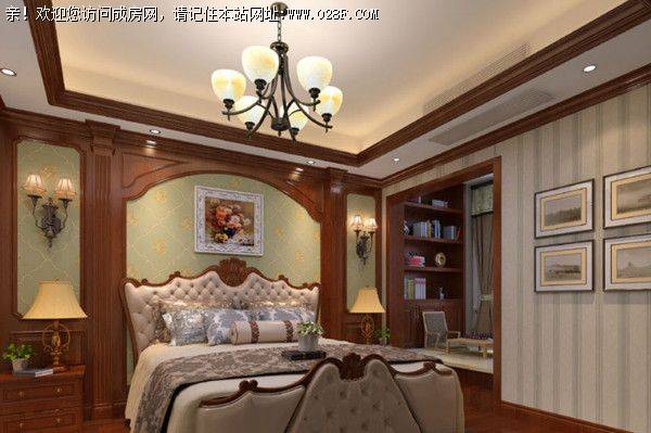 成都装修公司天祥广场美式风格装修案例