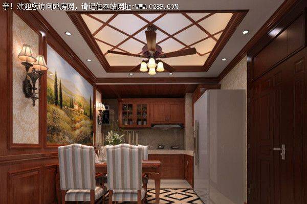 成都装修公司天祥广场美式风格装修案例