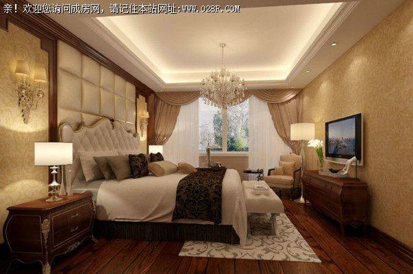 成都装修公司天祥广场美式风格装修案例