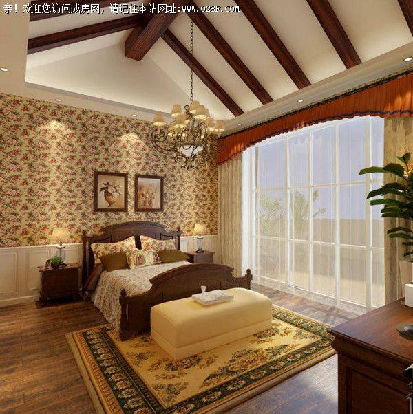 成都装修公司国奥村美式田园风格装修案例