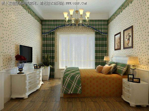 成都装修公司国奥村美式田园风格装修案例