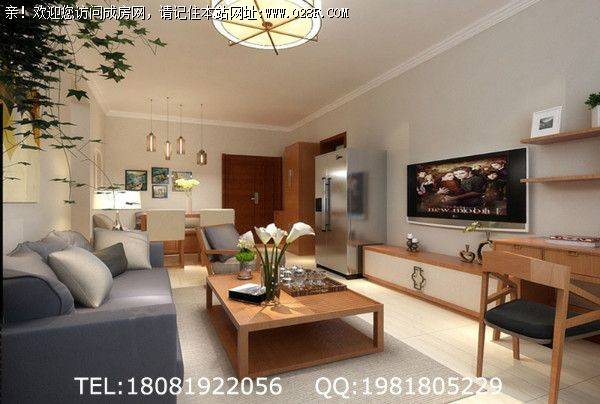 成都装修公司中加水岸现代风格案例