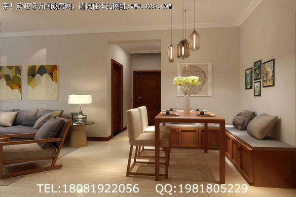 成都装修公司中加水岸现代风格案例