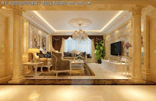 成都装修公司龙城一号欧式风格装修案例