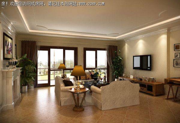 成都装修公司桐梓林欧城简美风格案例