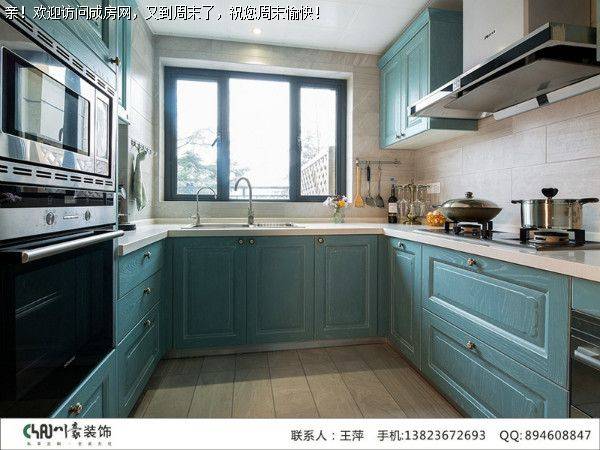 成都装修公司龙湖源著美式风格案例 