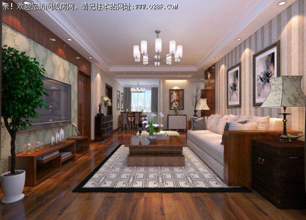 成都装修公司龙城一号新中式风格案例