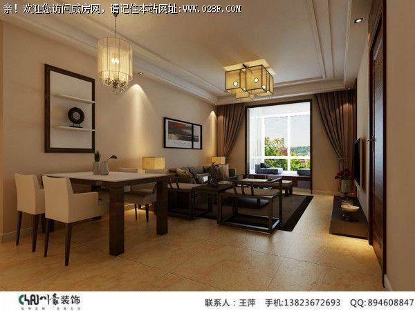 成都全装公司维多利亚富御—新中式风格