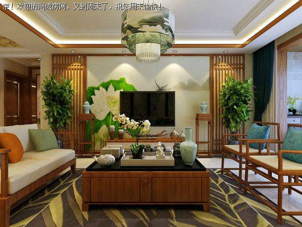  珠江御景湾新中式风格案例