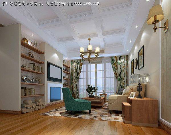 龙城一号简美风格装修案例