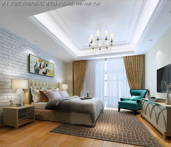 龙城一号简美风格装修案例