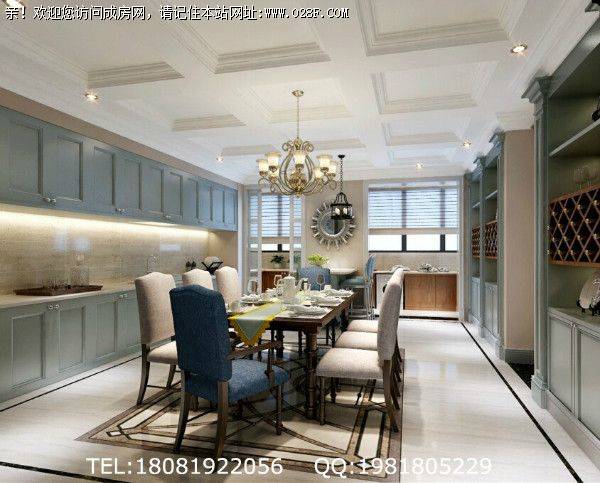 成都装修公司龙城一号美式风装修案例