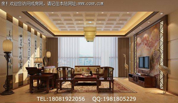 保利锦湖林语中式风格装修案例