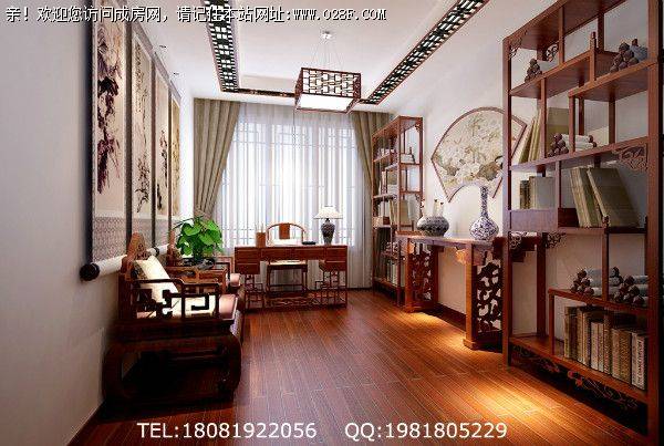 保利锦湖林语中式风格装修案例