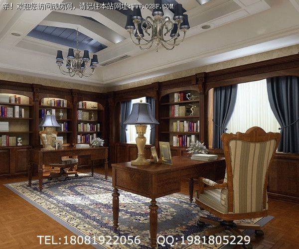 成都别墅设计林海山庄欧美风格装修案例