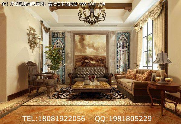 成都别墅设计林海山庄欧美风格装修案例