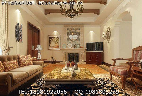 成都别墅设计林海山庄欧美风格装修案例