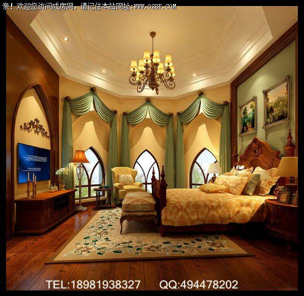 500平中德英伦联邦顶跃美式风格案例鉴赏