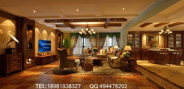 500平中德英伦联邦顶跃美式风格案例鉴赏