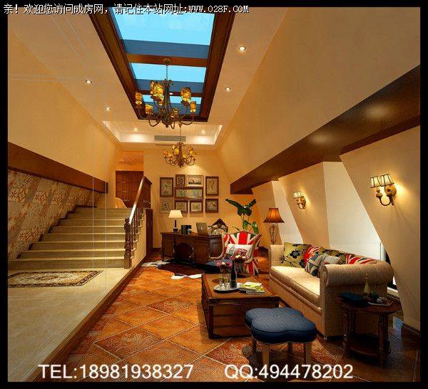 500平中德英伦联邦顶跃美式风格案例鉴赏