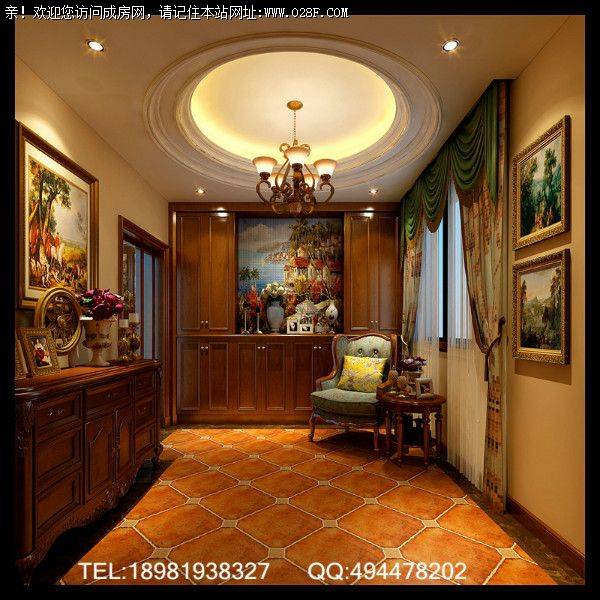 500平中德英伦联邦顶跃美式风格案例鉴赏