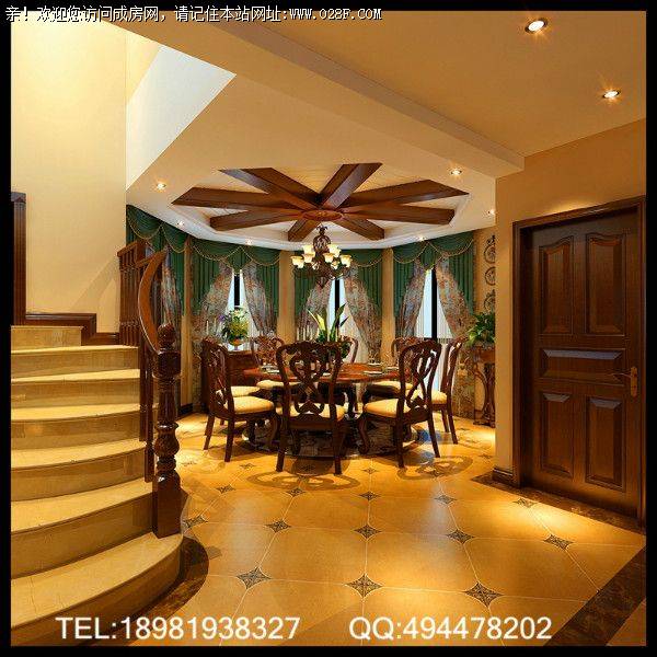 500平中德英伦联邦顶跃美式风格案例鉴赏