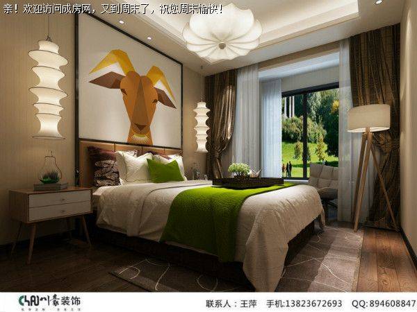 成都装修公司中加水岸北欧风格案例