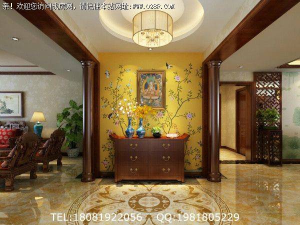 成都装修公司银泰泰悦湾中式风格案例