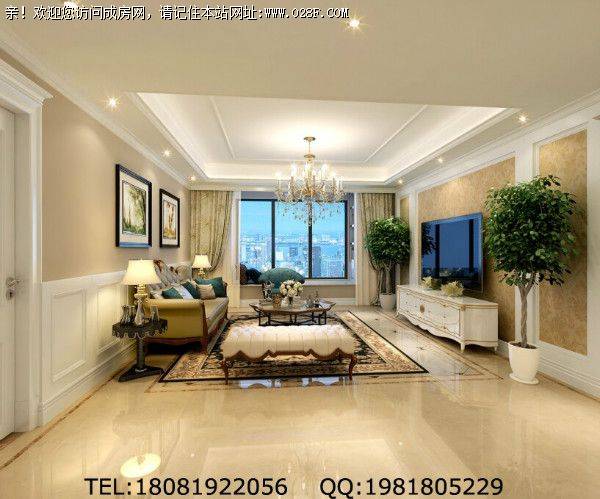 时代晶科名苑新古典风格装修案例