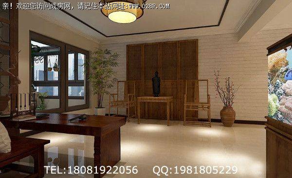 成都别墅装修城南官邸新中式风格案例