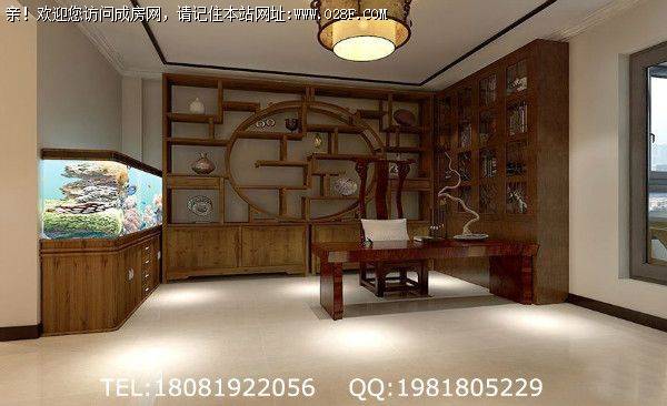 成都别墅装修城南官邸新中式风格案例