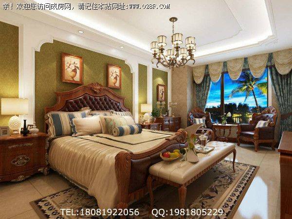 华润凤凰城美式风格装修案例