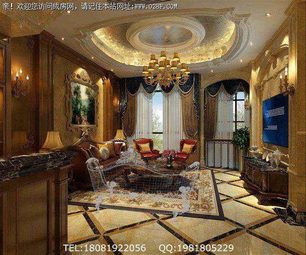 成都别墅装修城南优品道美式风格案例