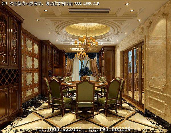 成都别墅装修城南优品道美式风格案例