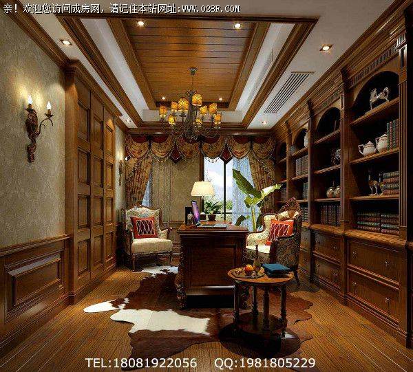 成都别墅装修城南优品道美式风格案例