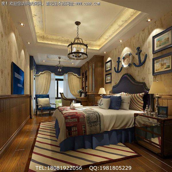 成都别墅装修城南优品道美式风格案例