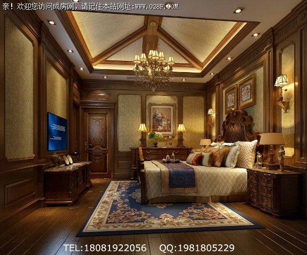 成都别墅装修城南优品道美式风格案例