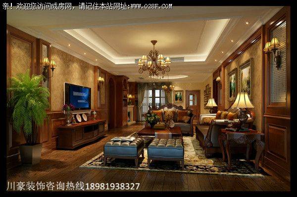 半岛城邦欧式风格案例——川豪装饰