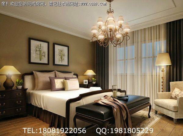 成都装修公司保利叶语美式风格装修案例