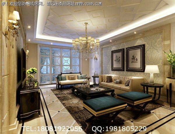 建发中央鹭洲新古典风格装修案例