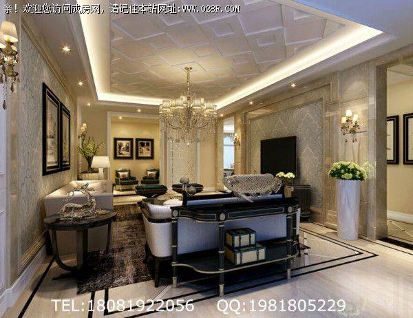 建发中央鹭洲新古典风格装修案例