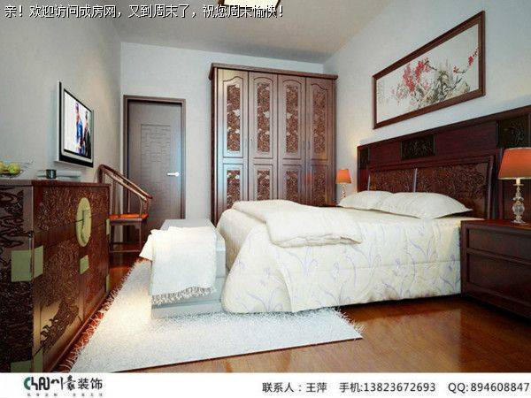 成都装修公司宏达世纪丽景中式风格案例