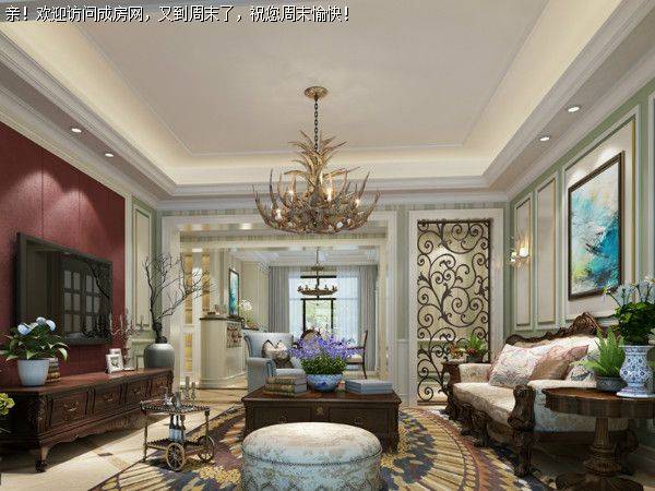 成都装修公司推荐简美风格案例