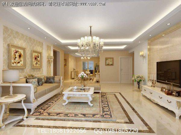 成都城南装修公司香月湖简欧风格案例