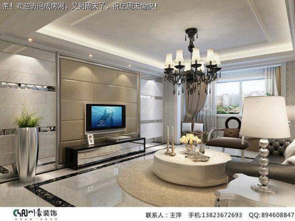 成都装修公司仁美大源印象欧式风格案例 