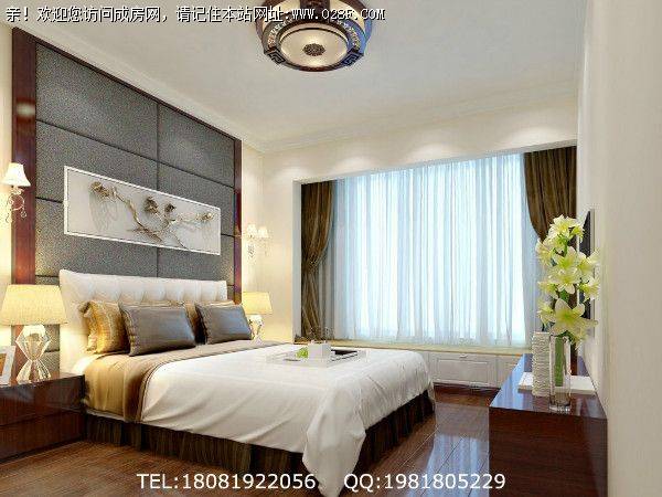 置信逸都花园中式风格装修案例