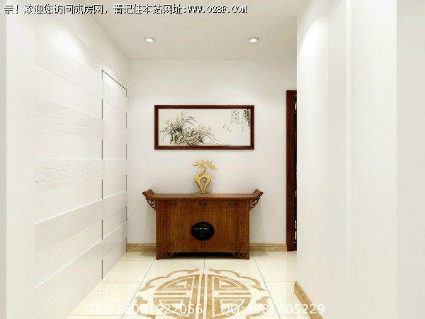 置信逸都花园中式风格装修案例