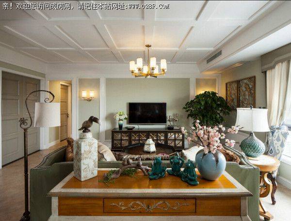 华侨城原岸简美风格装修实景图