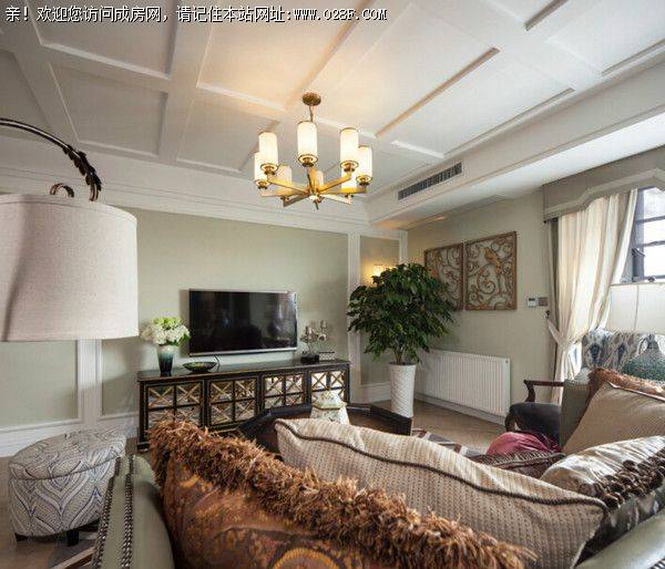 华侨城原岸简美风格装修实景图